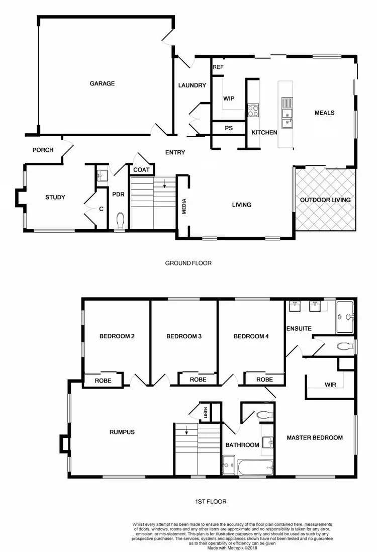 Floorplan of Homely house listing, 1 Lamada Street, Lyndhurst VIC 3975