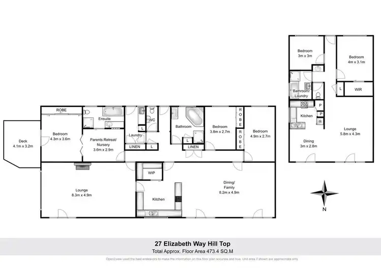 Floorplan of Homely rural property listing, 27 Elizabeth Way, Hill Top NSW 2575