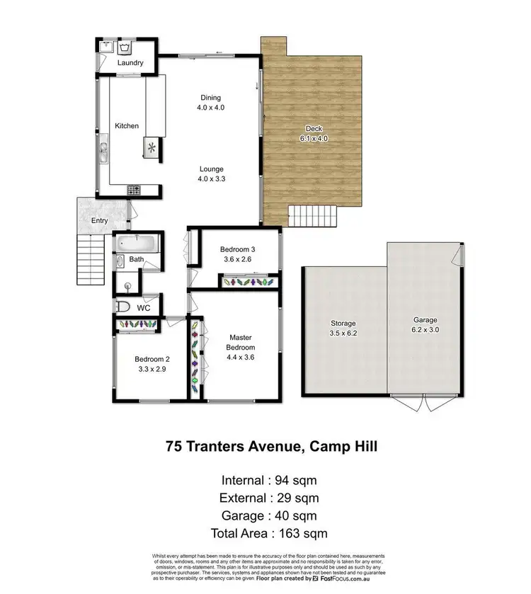Floorplan of Homely house listing, 75 Tranters Avenue, Camp Hill QLD 4152