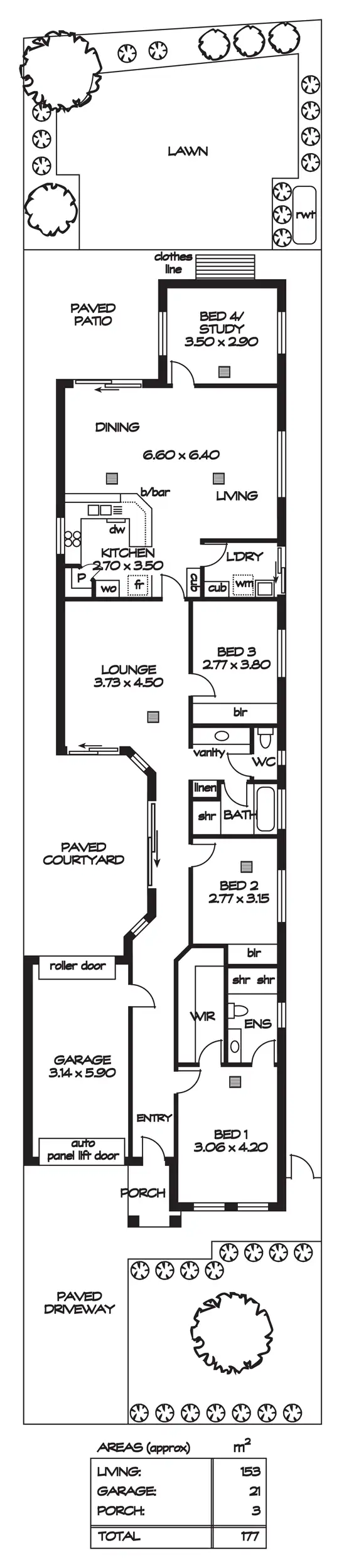 Floorplan of Homely house listing, 24a Stewart Avenue, Northfield SA 5085