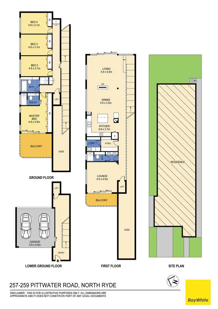Floorplan of Homely land listing, 257 Pittwater Road, North Ryde NSW 2113