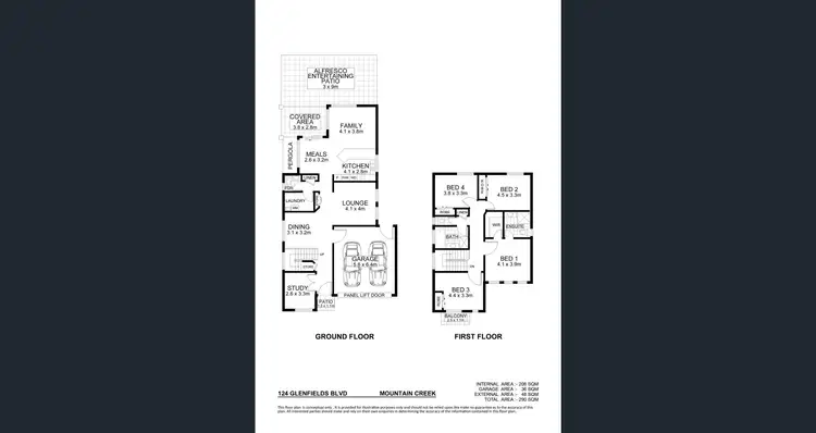 Floorplan of Homely house listing, 124 Glenfields Boulevard, Mountain Creek QLD 4557