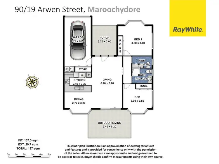 Floorplan of Homely unit listing, 90/19 Arwen Street, Maroochydore QLD 4558