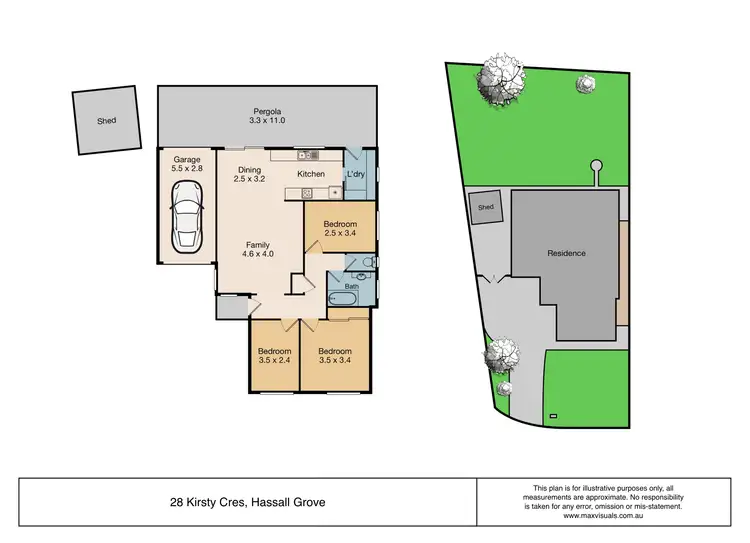 Floorplan of Homely house listing, 28 Kirsty Crescent, Hassall Grove NSW 2761