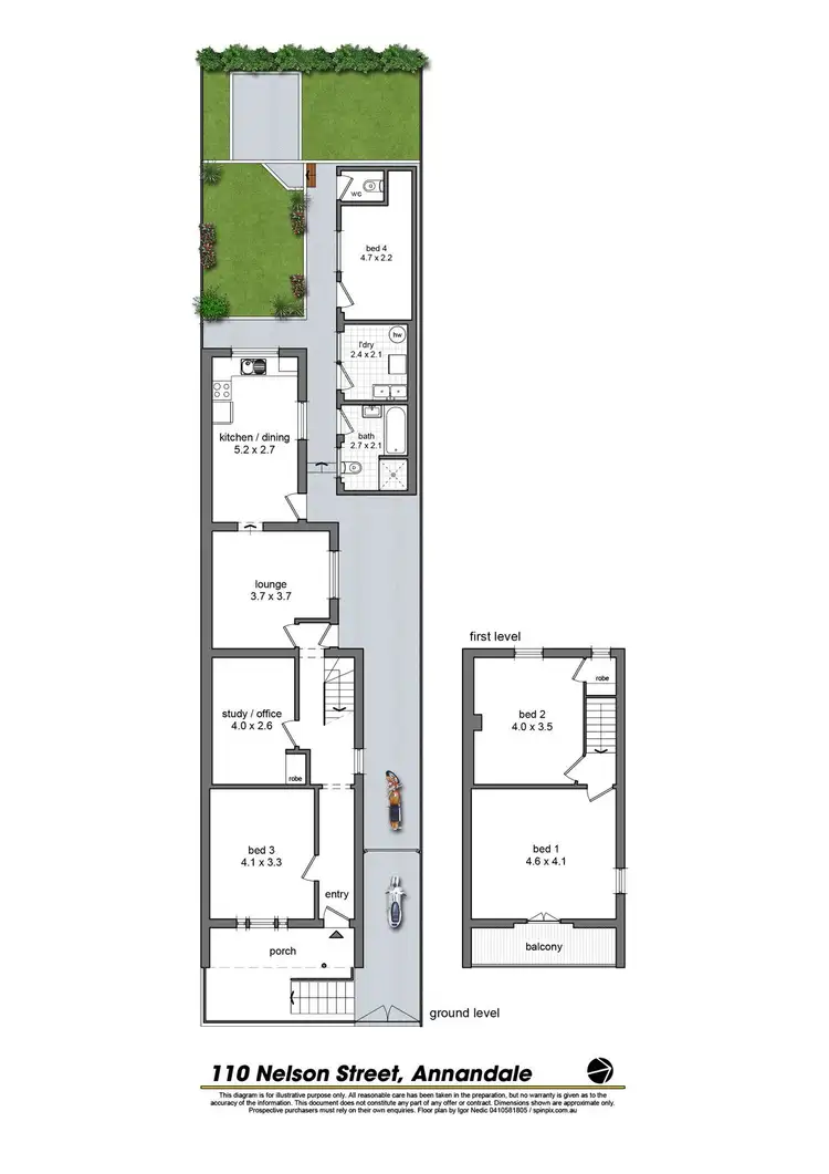 Floorplan of Homely house listing, 110 Nelson Street, Annandale NSW 2038