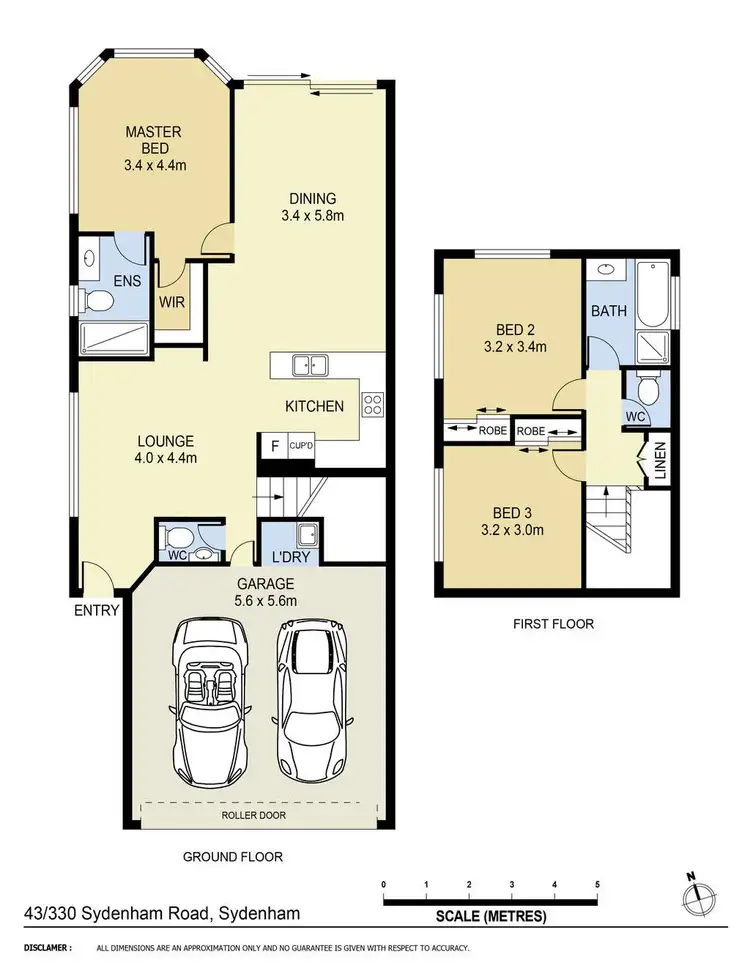 Floorplan of Homely townhouse listing, 43/330 Sydenham Road, Sydenham VIC 3037