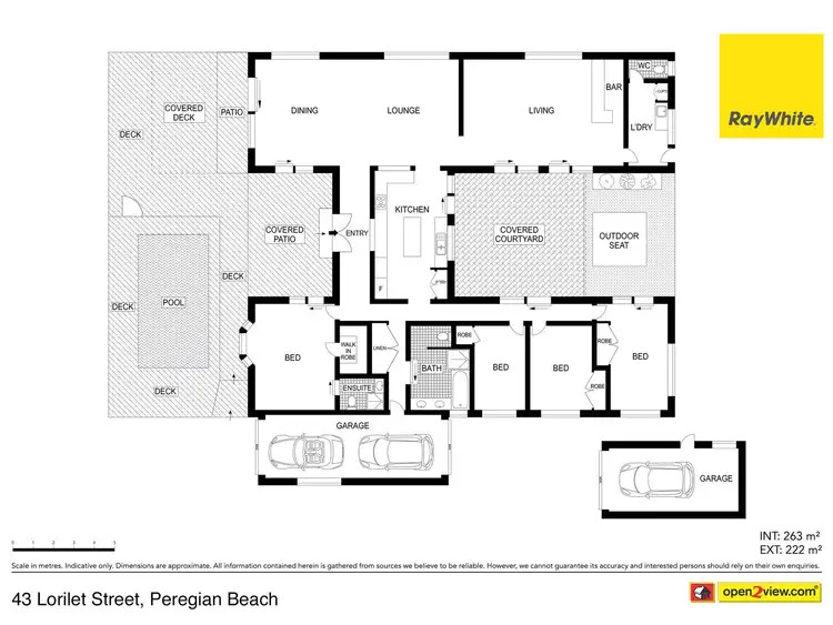 Floorplan of Homely house listing, 43 Lorilet Street, Peregian Beach QLD 4573