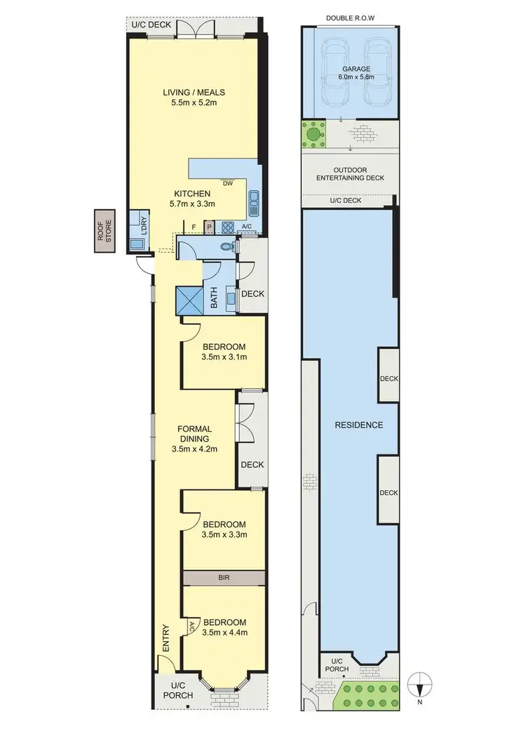 Floorplan of Homely house listing, 118 Barkly Street, Brunswick East VIC 3057