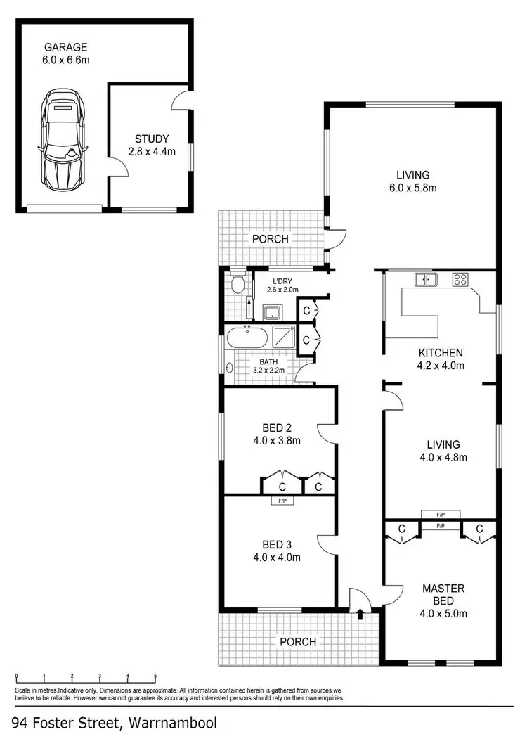 Floorplan of Homely house listing, 94 Foster Street, Warrnambool VIC 3280