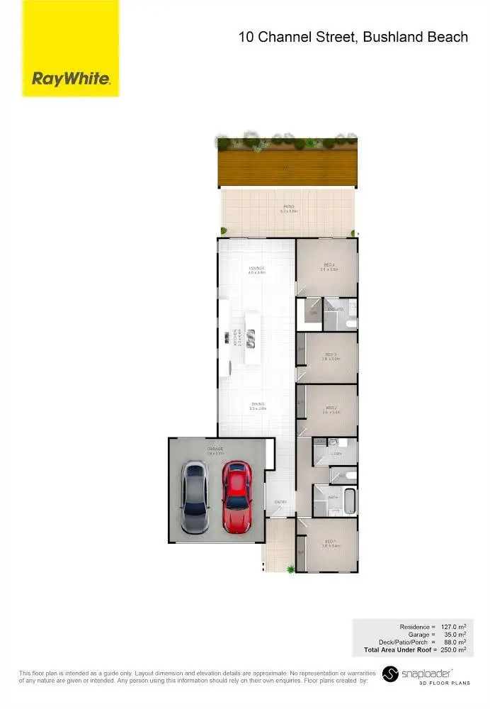 Floorplan of Homely house listing, 10 Channel Street, Bushland Beach QLD 4818