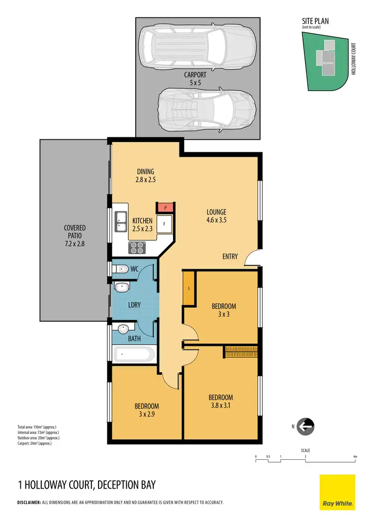 Floorplan of Homely house listing, 1 Holloway Court, Deception Bay QLD 4508