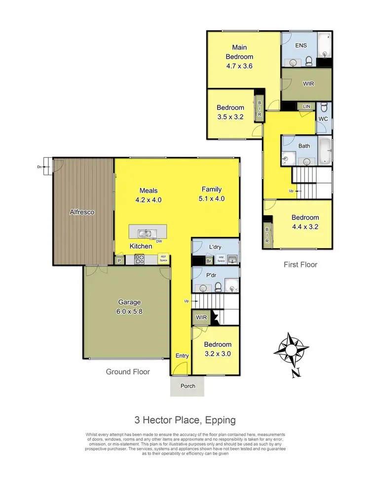 Floorplan of Homely house listing, 3 Hector Place, Epping VIC 3076