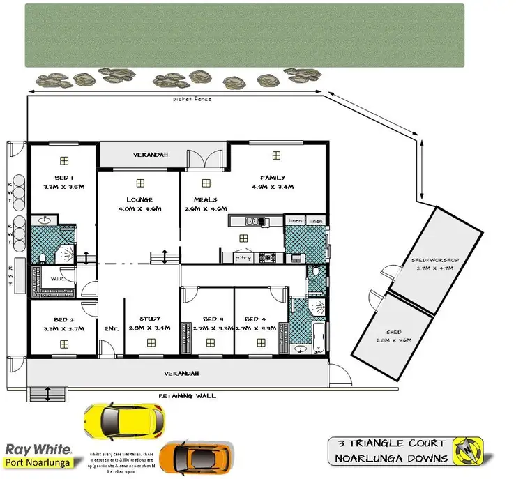 Floorplan of Homely house listing, 3 Triangle Court, Noarlunga Downs SA 5168