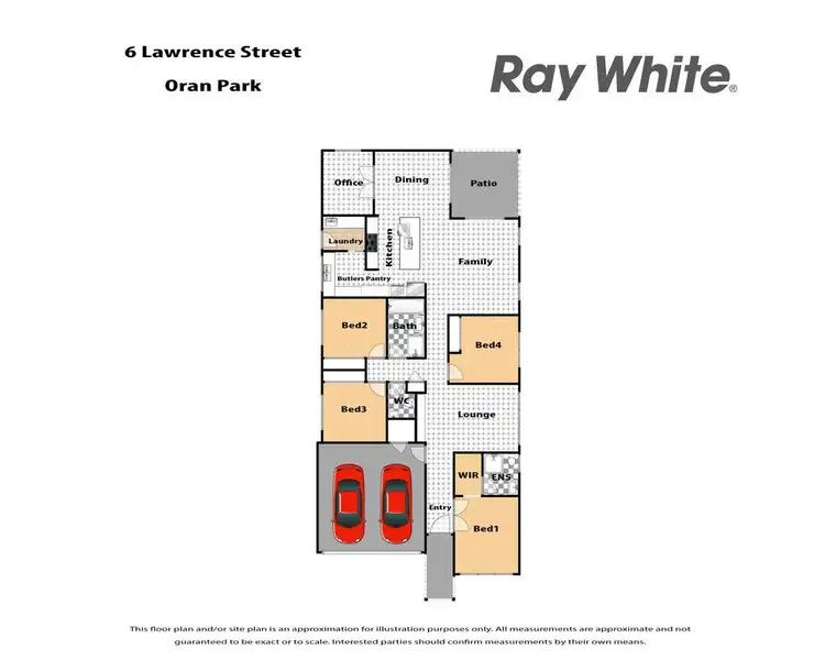 Floorplan of Homely house listing, 6 Lawrence Street, Oran Park NSW 2570