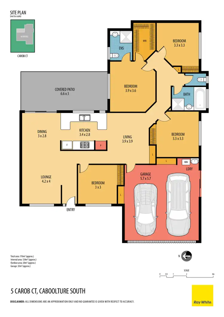 Floorplan of Homely house listing, 5 Carob Court, Caboolture South QLD 4510