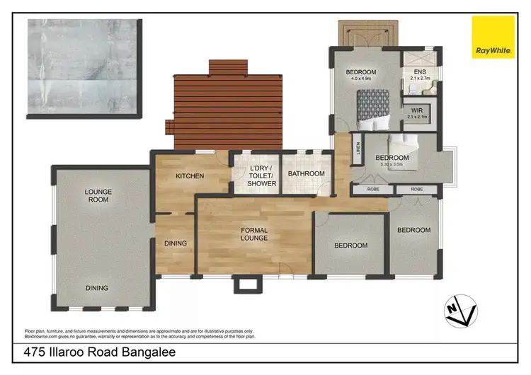 Floorplan of Homely house listing, 475 Illaroo Road, Bangalee NSW 2541