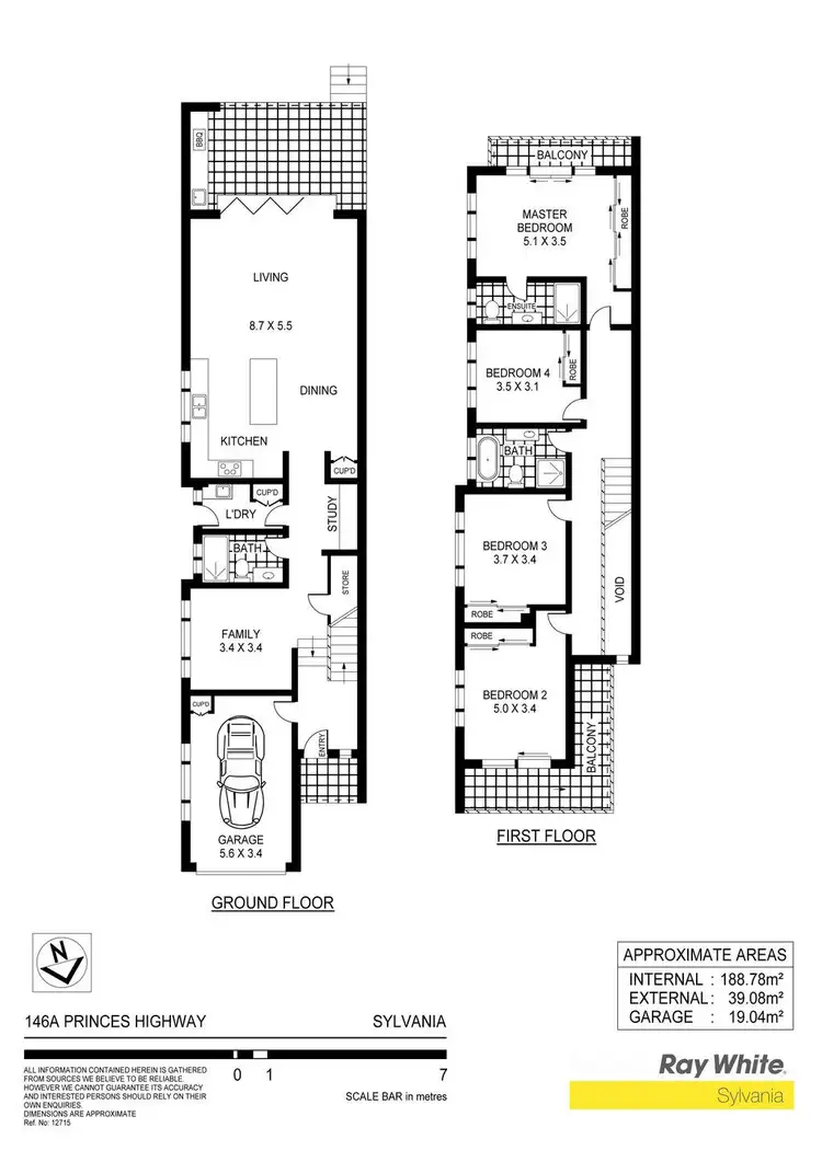 Floorplan of Homely house listing, 146a Princes Highway, Sylvania NSW 2224