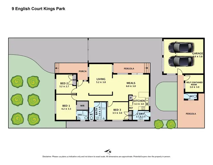 Floorplan of Homely house listing, 9 English Court, Kings Park VIC 3021