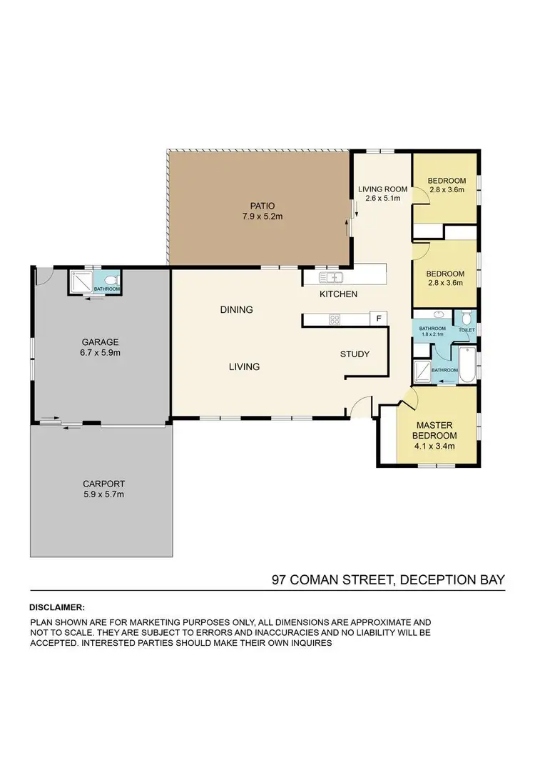 Floorplan of Homely house listing, 97 Coman Street, Deception Bay QLD 4508