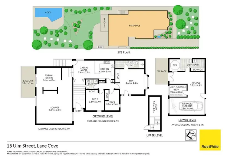 Floorplan of Homely house listing, 15 Ulm Street, Lane Cove NSW 2066