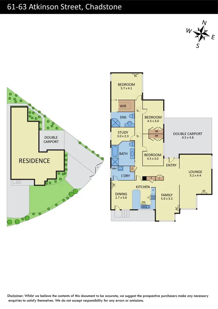 Floorplan of Homely house listing, 61-63 Atkinson Street, Chadstone VIC 3148