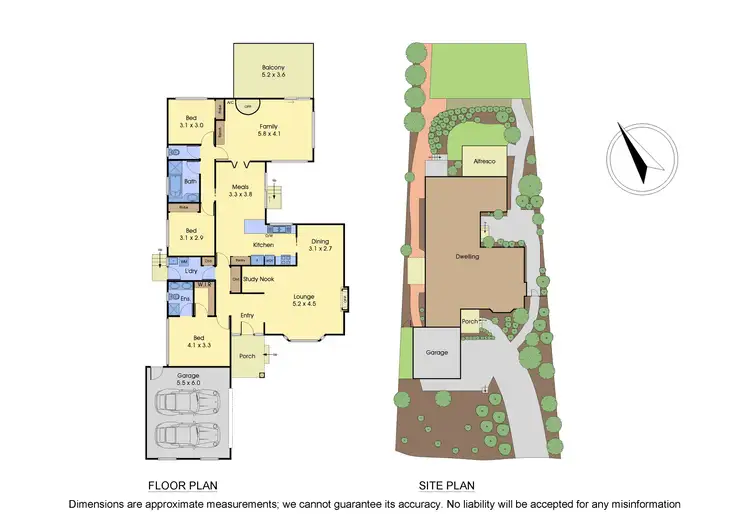 Floorplan of Homely house listing, 7 Braden Brae Drive, Warranwood VIC 3134