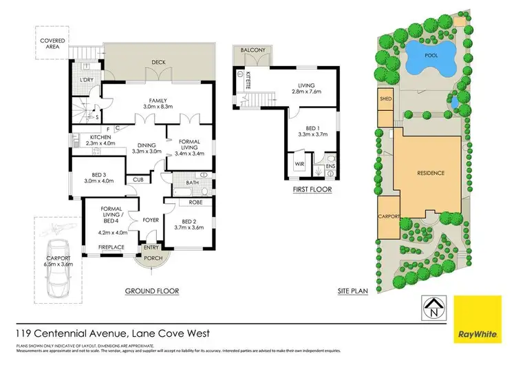 Floorplan of Homely house listing, 119 Centennial Avenue, Lane Cove NSW 2066
