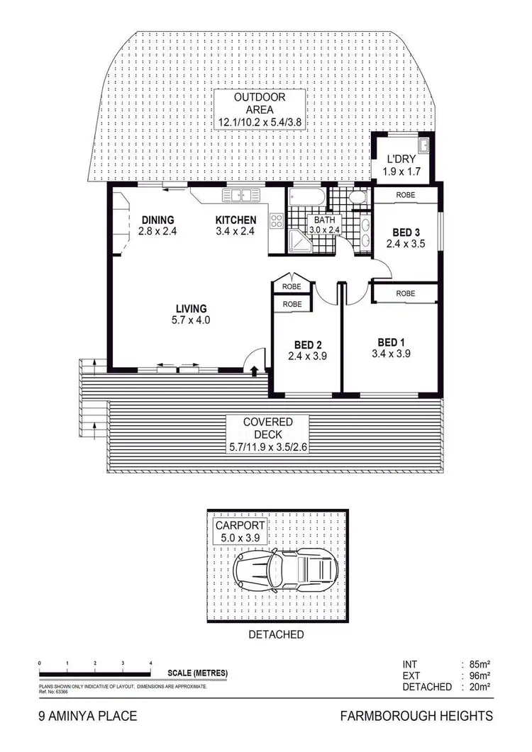 Floorplan of Homely house listing, 9 Aminya Place, Farmborough Heights NSW 2526