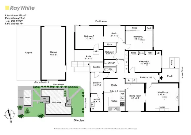 Floorplan of Homely house listing, 6 Young Street, Oakleigh VIC 3166