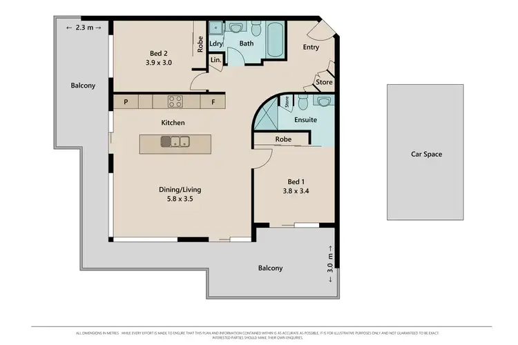 Floorplan of Homely apartment listing, 7/53 Dunmore Terrace, Auchenflower QLD 4066