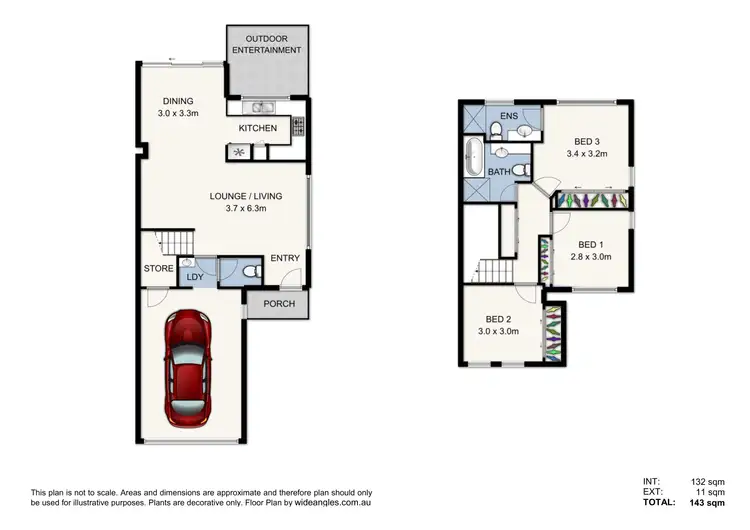 Floorplan of Homely townhouse listing, 68/5 Arkose Street, Eight Mile Plains QLD 4113