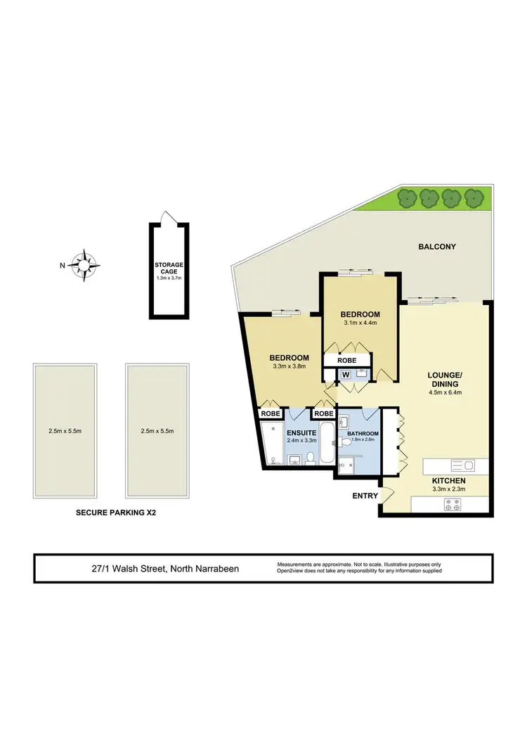 Floorplan of Homely apartment listing, 27/1 Walsh Street, North Narrabeen NSW 2101