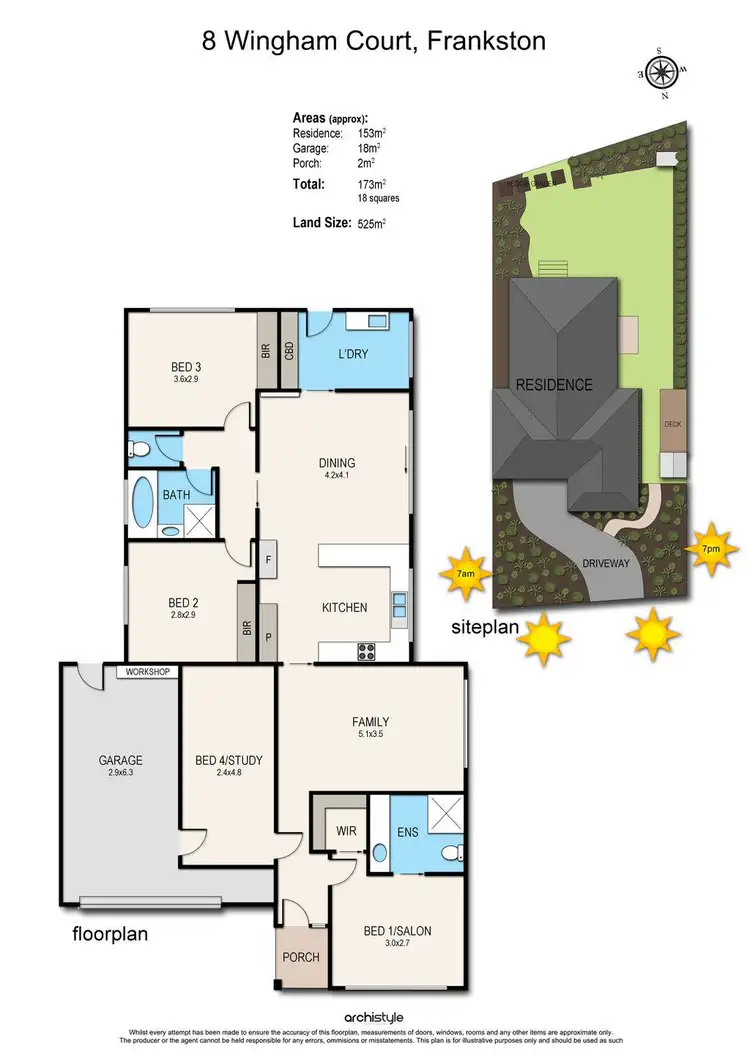 Floorplan of Homely house listing, 8 Wingham Court, Frankston VIC 3199