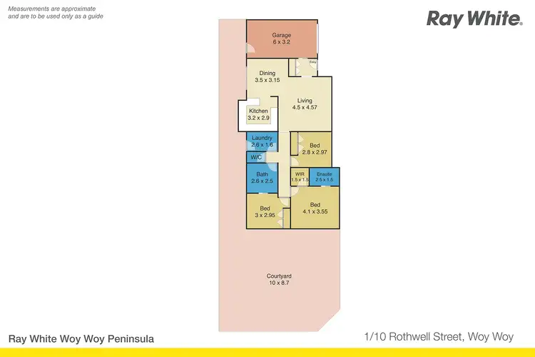 Floorplan of Homely house listing, 1/10 Rothwell Street, Woy Woy NSW 2256