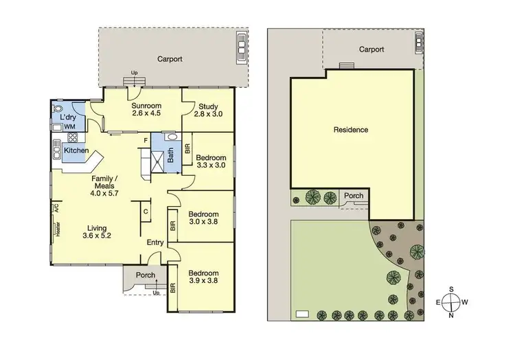 Floorplan of Homely unit listing, 1/18 Manoon Road, Clayton South VIC 3169