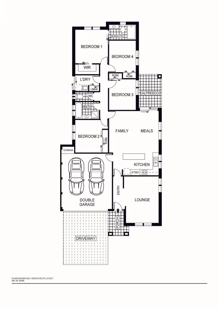 Floorplan of Homely house listing, 13 Selleck Street, Casey ACT 2913