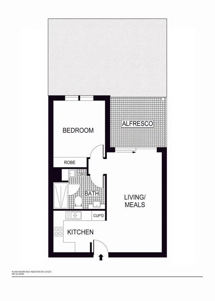 Floorplan of Homely unit listing, 4/14 McGowan Street, Dickson ACT 2602