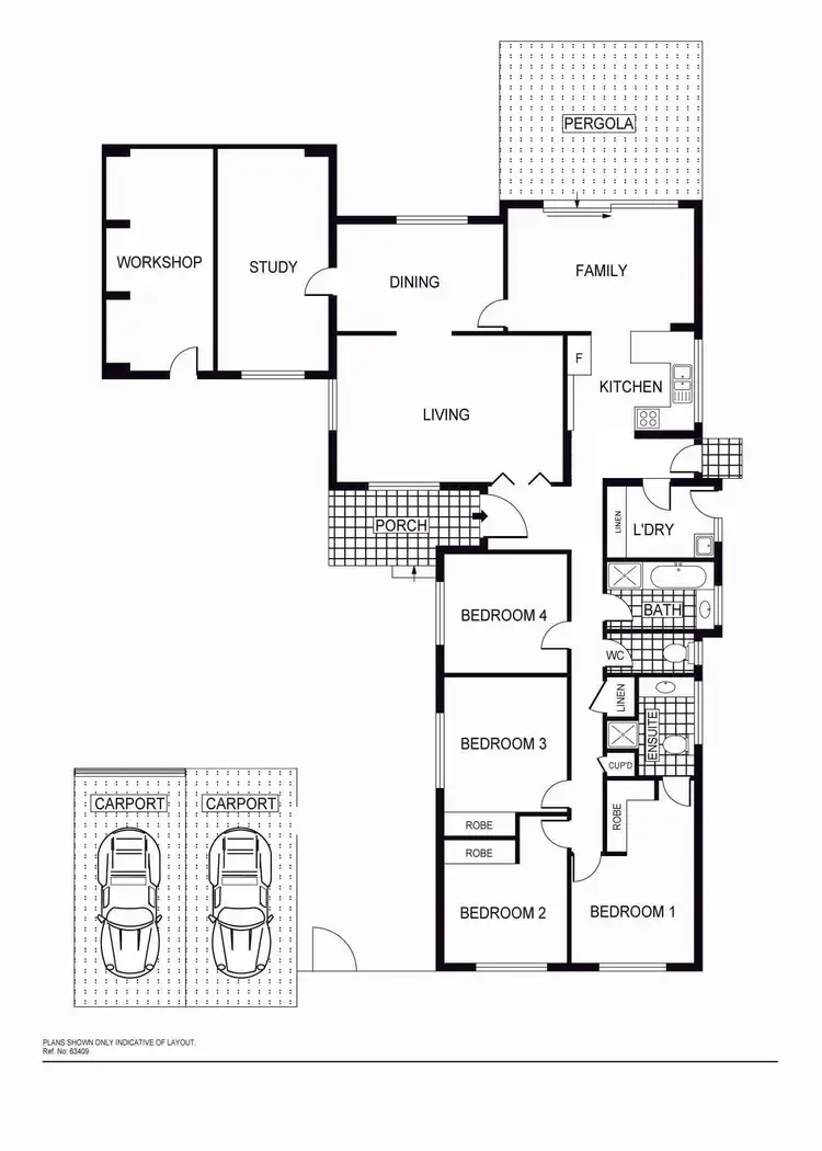 Floorplan of Homely house listing, 6 Saville Close, Melba ACT 2615