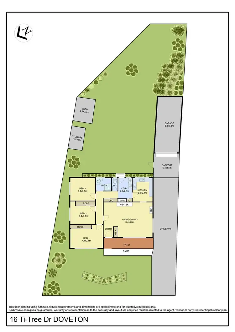 Floorplan of Homely house listing, 16 Ti-tree Drive, Doveton VIC 3177