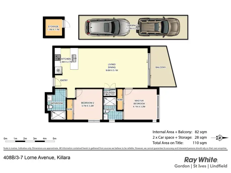Floorplan of Homely apartment listing, 408B/3-7 Lorne Avenue, Killara NSW 2071