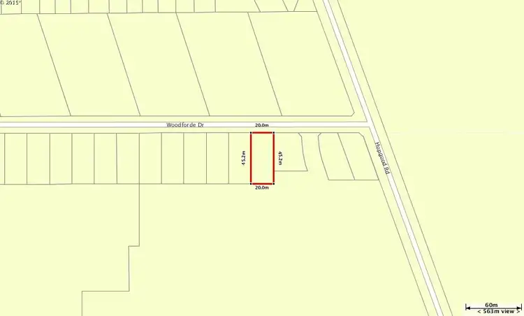 Floorplan of Homely land listing, 109 (Lot 25) Woodforde Drive, North Beach SA 5556