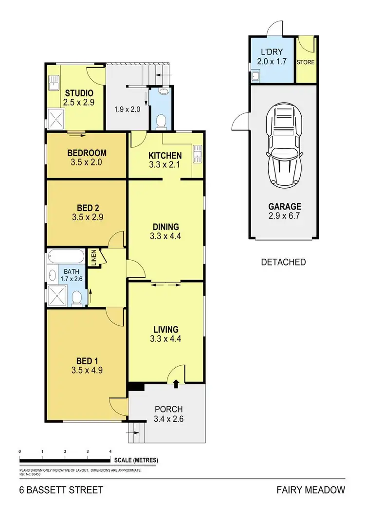 Floorplan of Homely house listing, 6 Bassett Street, Fairy Meadow NSW 2519