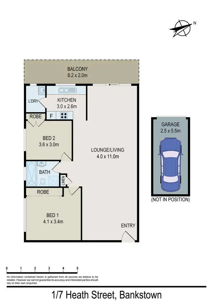 Floorplan of Homely unit listing, 1/7 Heath Street, Bankstown NSW 2200