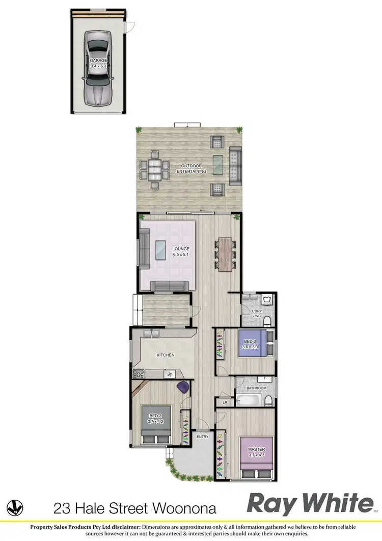 Floorplan of Homely house listing, 23 Hale Street, Woonona NSW 2517