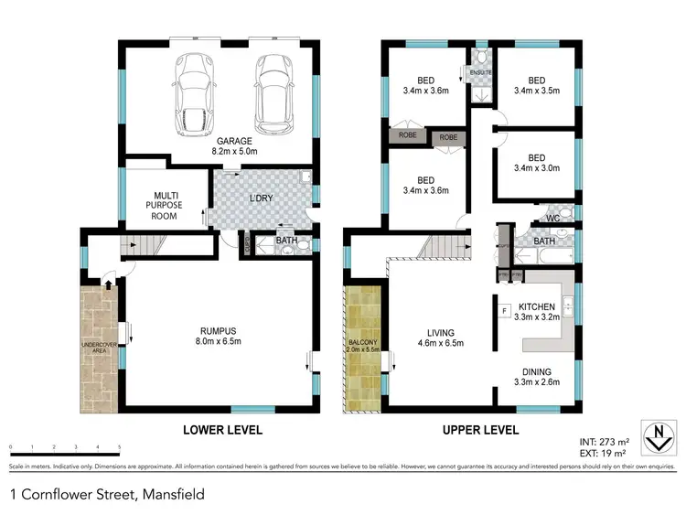 Floorplan of Homely house listing, 1 Cornflower Street, Mansfield QLD 4122