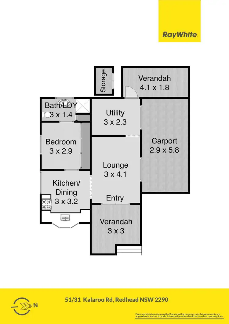 Floorplan of Homely house listing, 51/31 Kalaroo Road, Redhead NSW 2290