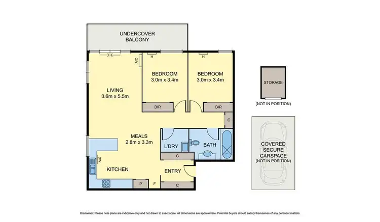 Floorplan of Homely apartment listing, 405a/41 - 43 Stockade Avenue, Coburg VIC 3058