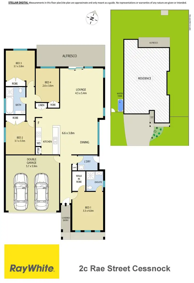 Floorplan of Homely house listing, 2C Rae Street, Cessnock NSW 2325