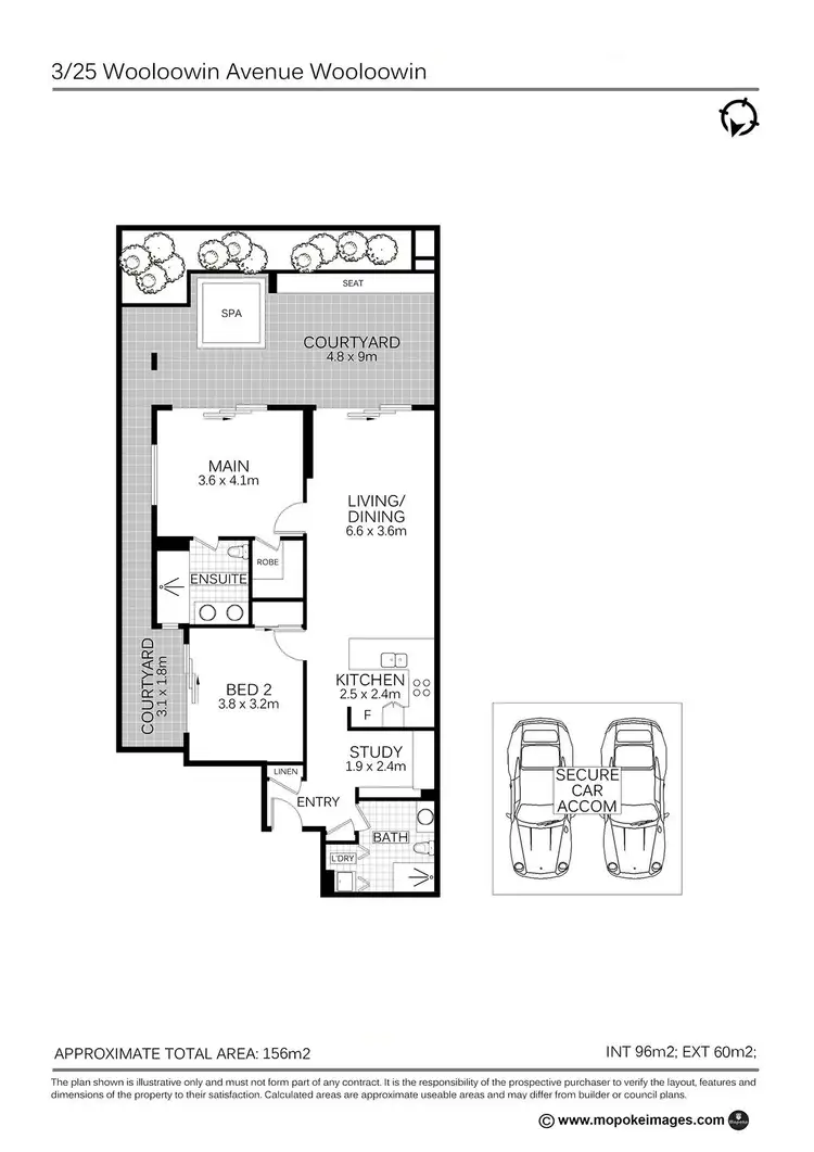 Floorplan of Homely unit listing, 3/25 Wooloowin Avenue, Wooloowin QLD 4030
