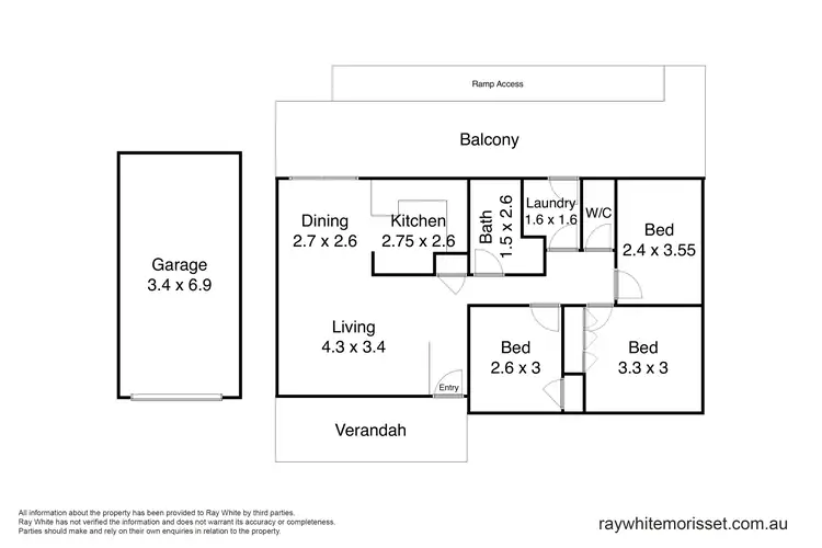 Floorplan of Homely house listing, 10 Macquarie Street, Morisset NSW 2264
